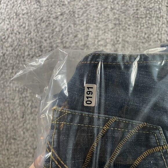 Levi Strauss Signature Series Jeans Paint Splatter Boot Cut Dark Wash Juniors 9 - Picture 10 of 10